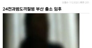 Read more about the article 부산 일가족 도끼사건 범인, 폭력 전과 24번으로 출소