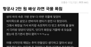 Read more about the article “2만 원 배상 항공의 위대한 실수”